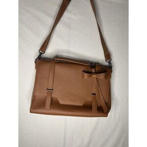 Ecosusi Laptop Messenger Bag Briefcase Bow Satchel Cognac Brown Great Bag!